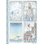 STAMPERIA WINTER TALES DECOUPAGE RICE PAPER A4- DFSA4490