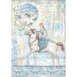 STAMPERIA WINTER TALE DECOUPAGE RICE PAPER A4 - DFSA4492