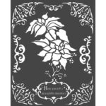 STAMPERIA WINTER TALES STENCIL - TEMPLATE 20 X 25 CM - KSTD053