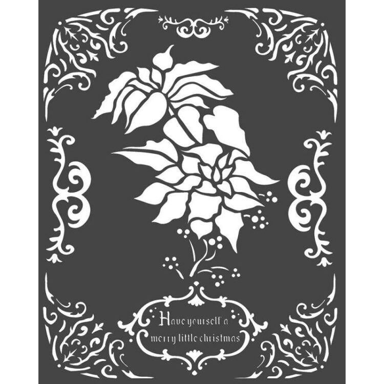 KSTD053 STAMPERIA WINTER TALES STENCIL - TEMPLATE 20 X 25 CM - KSTD053 - Image 1