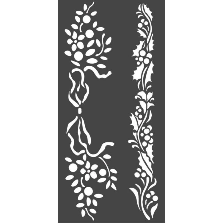 STAMPERIA CLASSIC CHRISTMAS - PATTERN 12 X 25 CM - KSTDL37 - Image 1
