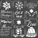 STAMPERIA CLASSIC CHRISTMAS - PATTERN 18 X 18 CM - KSTDQ53