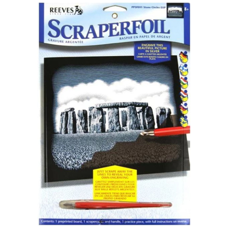 _0013_PPSFEH1 REEVES SCRATCH PAINTING KIT - SILVER PPSFEH1 - Image 1
