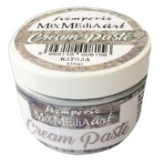 STAMPERIA CREAM PASTE METALLIC SILVER 150ML. - K3P53A