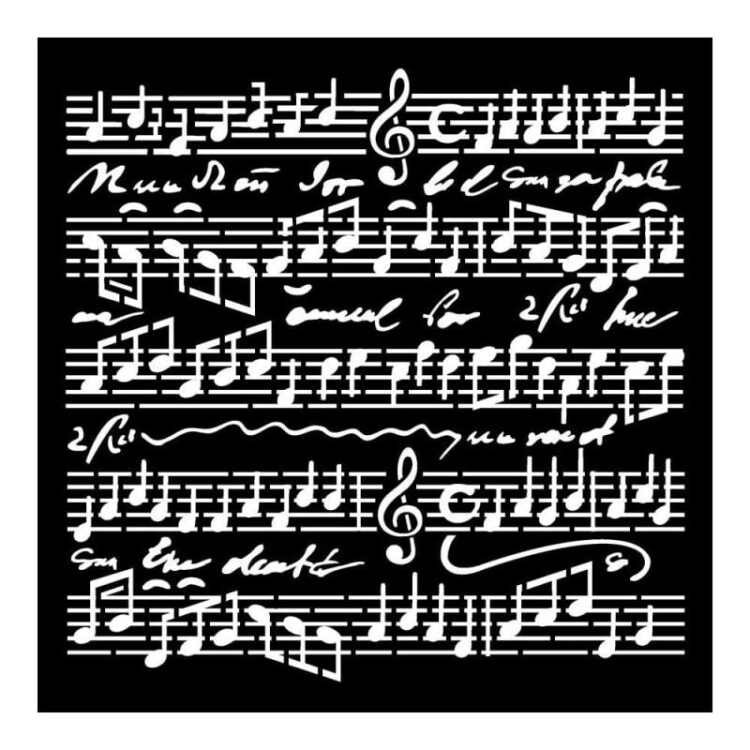 KSTDQ17 STAMPERIA MEDIA STENCIL - TEMPLATE 18 X 18 CM - KSTDQ17 - Image 1