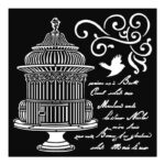 STAMPERIA MEDIA STENCIL - TEMPLATE 18 X 18 CM - KSTDQ21