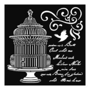 STAMPERIA MEDIA STENCIL - TEMPLATE 18 X 18 CM - KSTDQ21