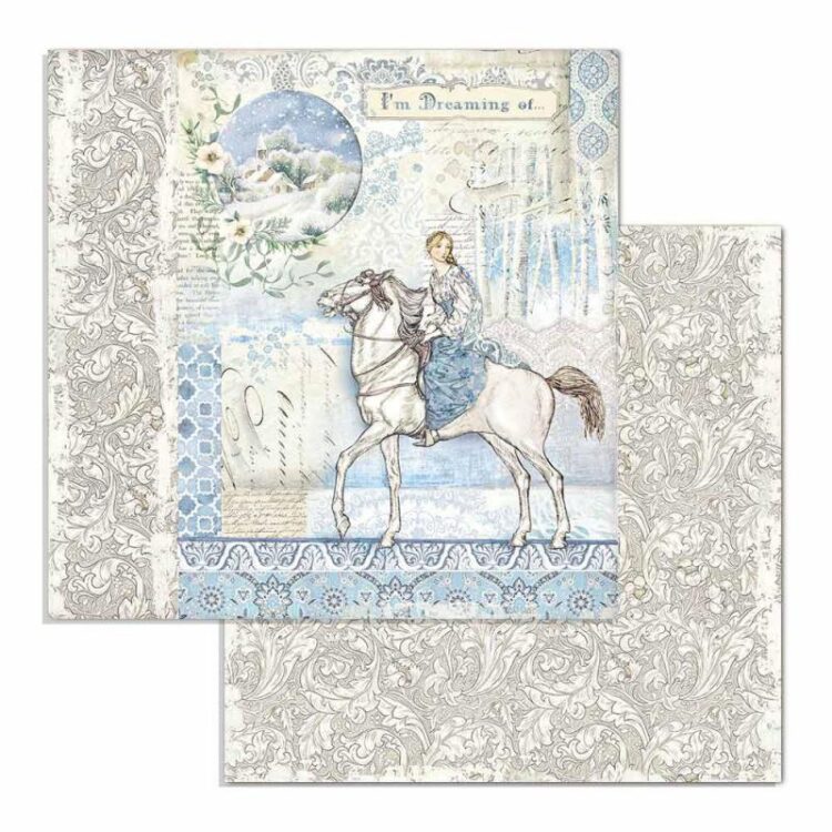 STAMPERIA WINTER TALES CARDBOARD 30.5/30.5 CM - SBB719 - Image 1