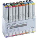 COPIC SKETCH SET - 36 CV
