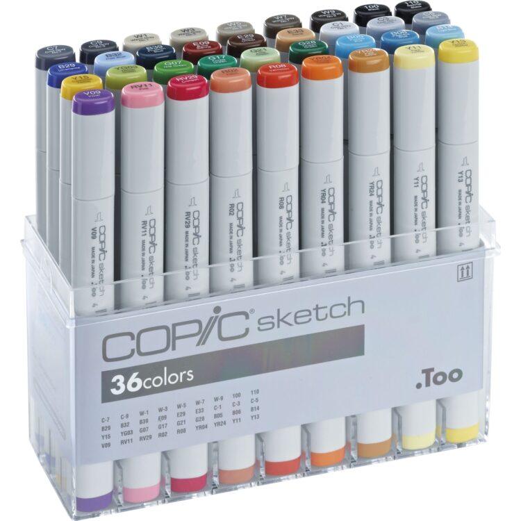 36 COPIC SKETCH SET - 36 CV - Image 1