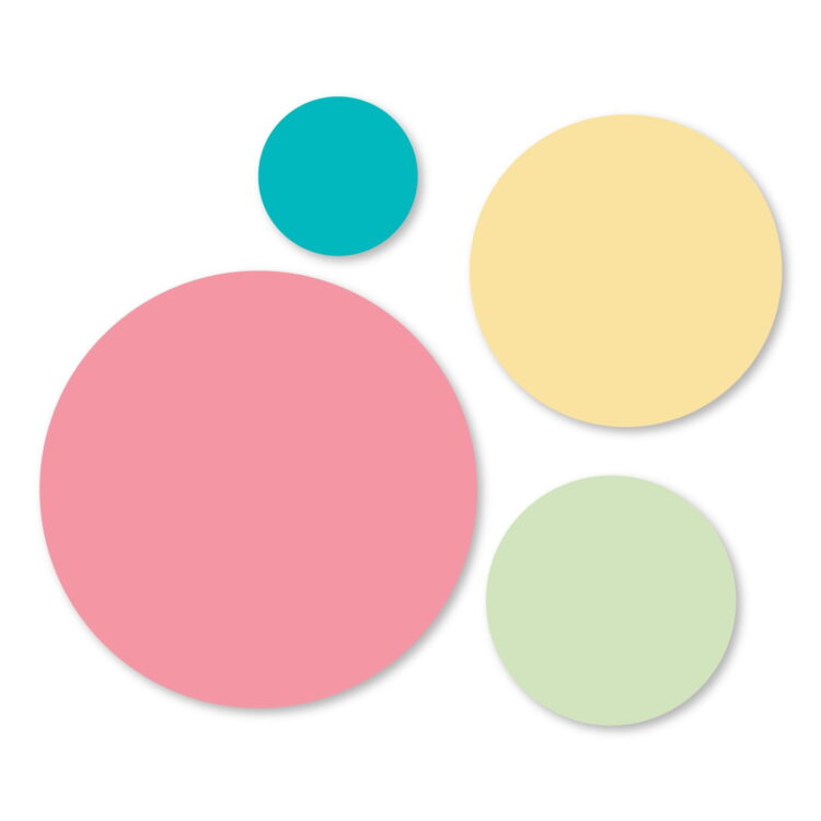 663642 SIZZIX THINLITS CUTTING DIES - CIRCLES - Image 1