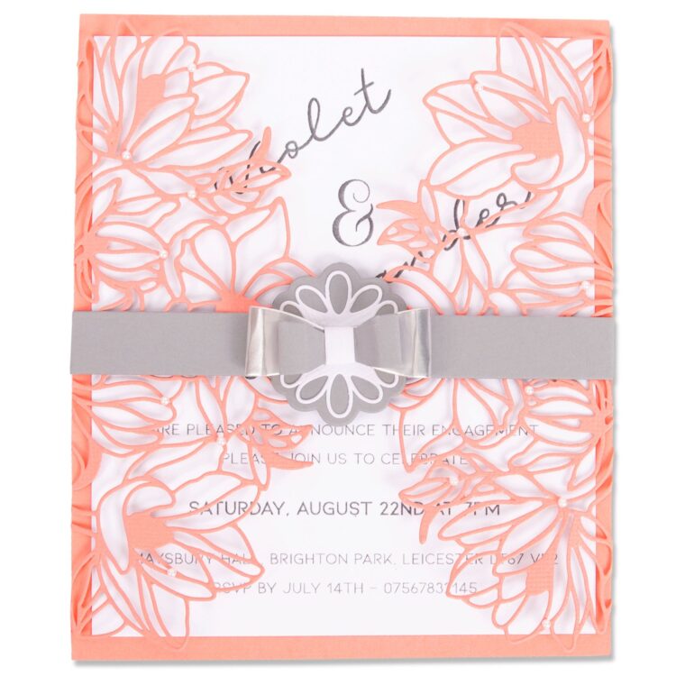 663692 SIZZIX THINLITS CUT DIES - FLORAL WRAP - Image 1