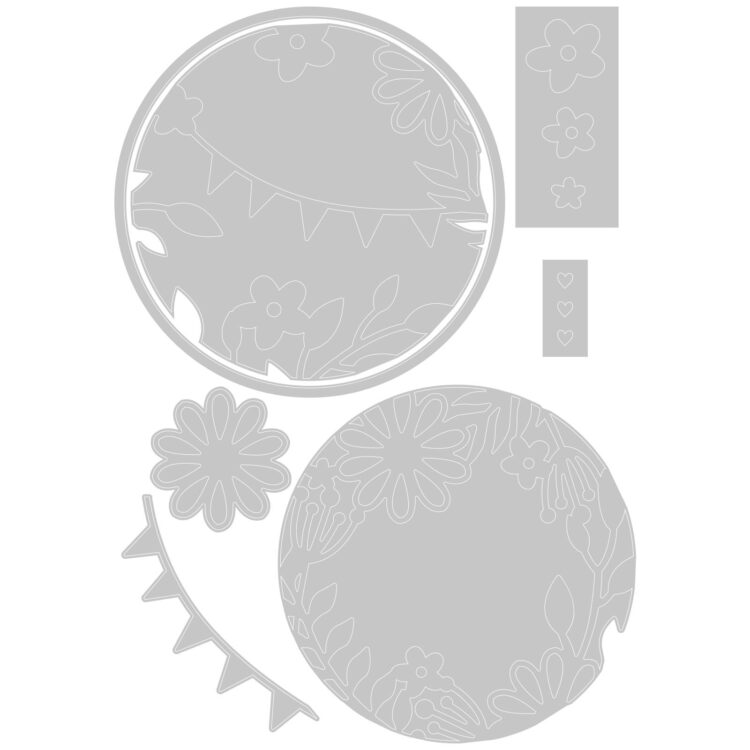 SIZZIX THINLITS CUT DIES - ROMANTIC LAYERS - Image 2
