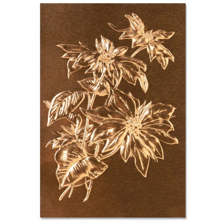 664247 SIZZIX RELIEF FOLDERS 3D - POINSETTIA - Image 1