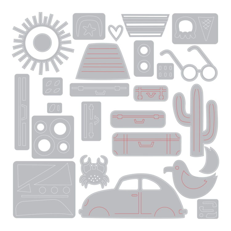 SIZZIX THINLITS CUT DIES - SUMMER DAYS - Image 2
