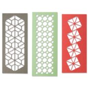 SIZZIX THINLITS CUTTING DIES - GEO TRIO