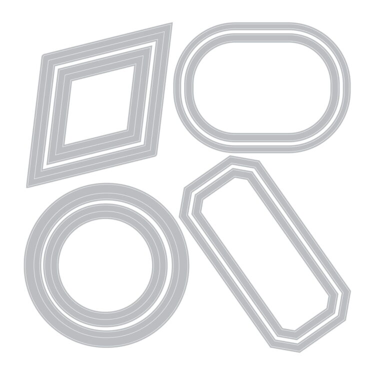 SIZZIX THINLITS CUTTING DIES - MODERN LABELS - Image 2