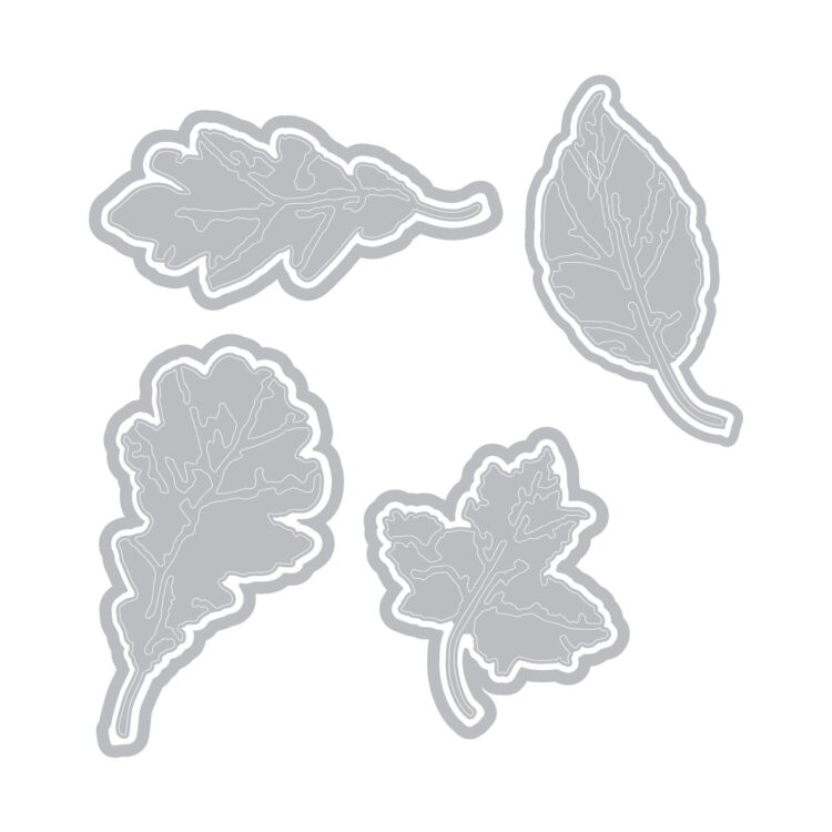 SIZZIX THINLITS CUTTING DIES - LEAF PRINT - Image 2