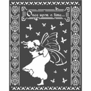 STAMPERIA WINTER TALES STENCIL - TEMPLATE 20 X 25 CM - KSTD051