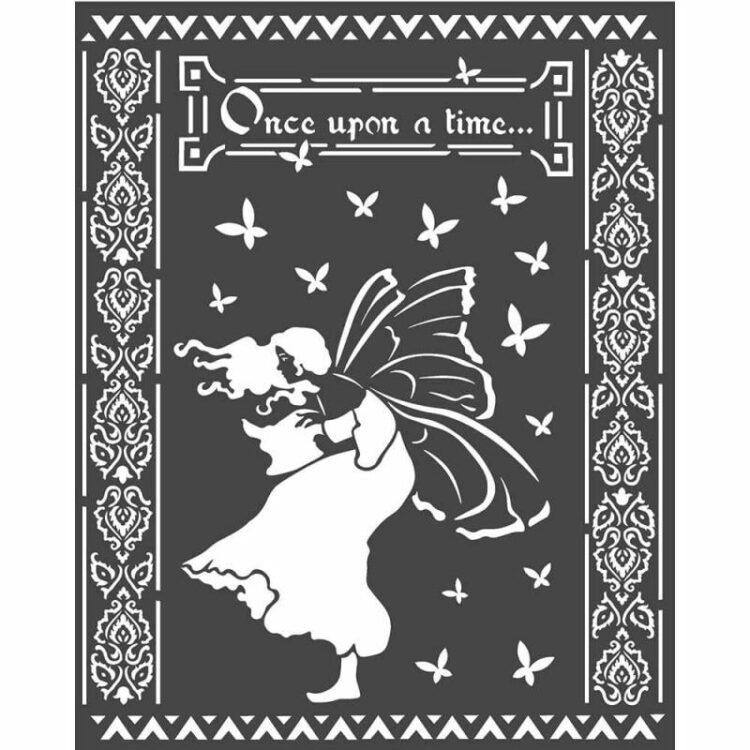 STAMPERIA WINTER TALES STENCIL - TEMPLATE 20 X 25 CM - KSTD051 - Image 1