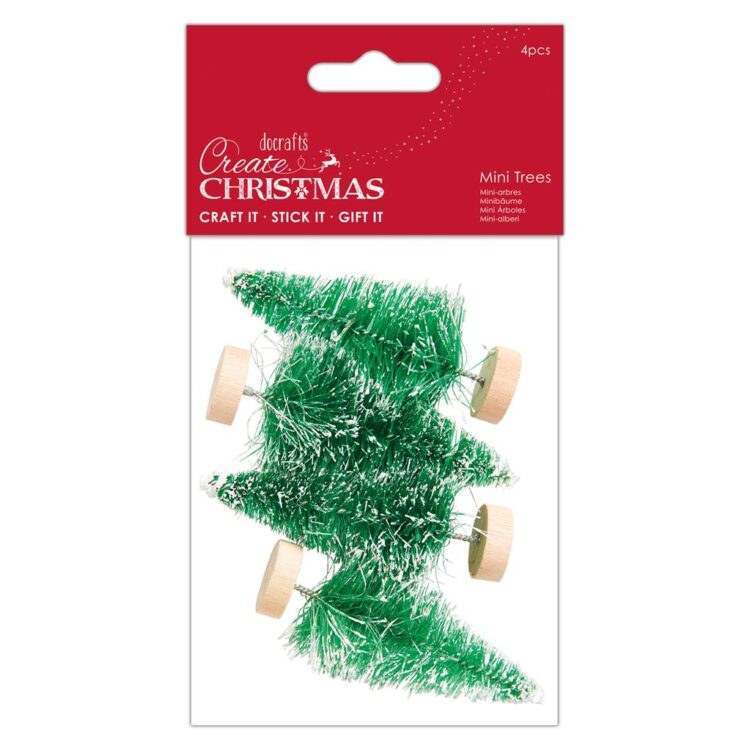 PMA356980 DOCRAFTS CHRISTMAS TREES FOR DECORATION 4PCS. PMA356980 - Image 1