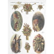 ITD COLLECTION DECOUPAGE RICE PAPER A4 - R0228