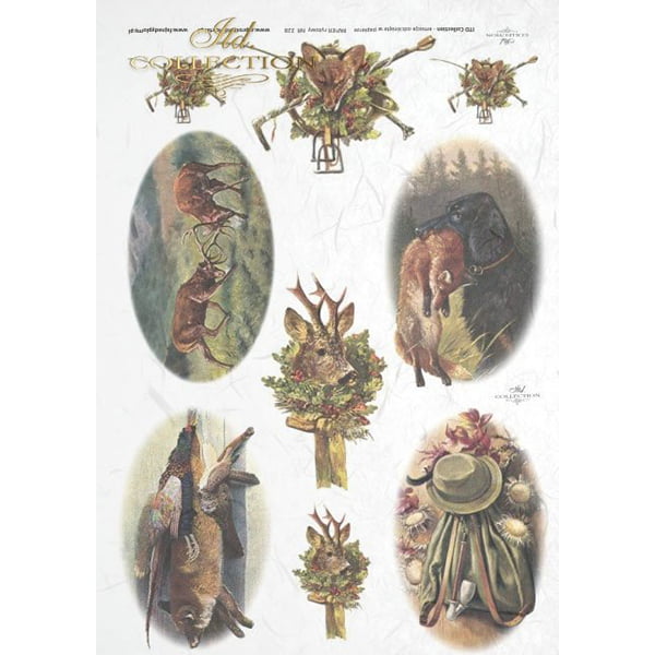 R0228 ITD COLLECTION DECOUPAGE RICE PAPER A4 - R0228 - Image 1