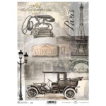 ITD COLLECTION DECOUPAGE RICE PAPER A4 - R530