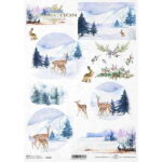 ITD COLLECTION DECOUPAGE RICE PAPER A4 - R1463