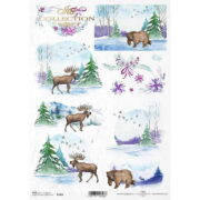 ITD COLLECTION DECOUPAGE RICE PAPER A4 - R1464