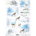 ITD COLLECTION DECOUPAGE RICE PAPER A4 - R1466