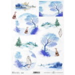 ITD COLLECTION DECOUPAGE RICE PAPER A4 - R1467