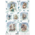 ITD COLLECTION DECOUPAGE RICE PAPER A4 - R1626