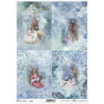 ITD COLLECTION DECOUPAGE RICE PAPER A4 - R1627