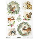 ITD COLLECTION DECOUPAGE RICE PAPER A4 - R1639