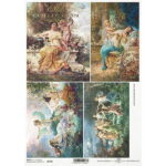 ITD COLLECTION DECOUPAGE RICE PAPER A4 - R1705