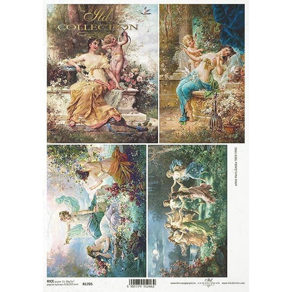 R1705 ITD COLLECTION DECOUPAGE RICE PAPER A4 - R1705 - Image 1