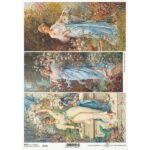 ITD COLLECTION DECOUPAGE RICE PAPER A4 - R1706