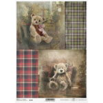 ITD COLLECTION DECOUPAGE RICE PAPER A4 - R1784