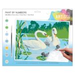 DOCRAFTS PAINTING BY NUMBERS KIT - SERENE SWANS