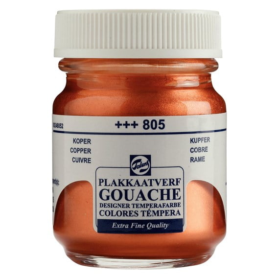 copper TALENS TEMPERA PAINT 50 ML. - COPPER - Image 1