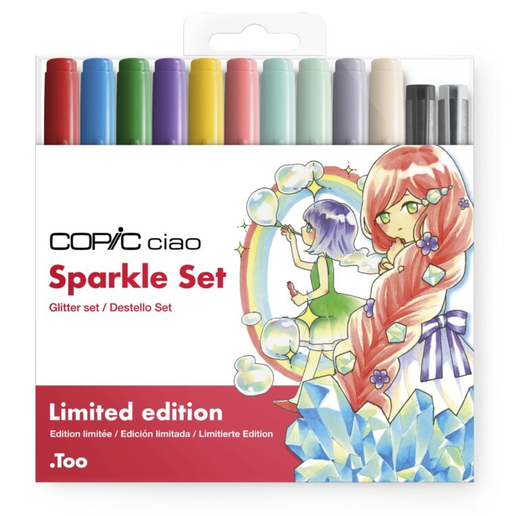 sparkle COPIC CIAO SET - 12 COLORS SPARKLE SET - Image 1