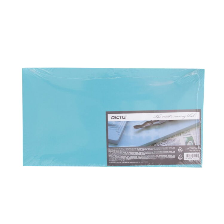 FACTIS RUBBER BLOCK FOR CARVING 28/15/0.6CM GPF2801506 - Image 1