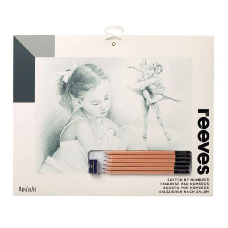 Capture REEVES DRAWING BY NUMBERS SET - BALLERINA PPSK108 - Image 1