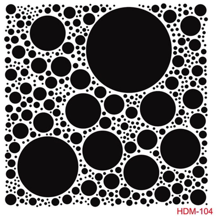 HDM104 CADENCE UNIVERSAL TEMPLATE 25/25CM. - HDM-104 - Image 1