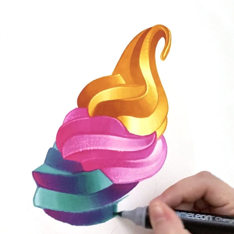 CHAMELEON MARKERS KIT - BLENDING SYSTEM 5 CS6605 - Image 6