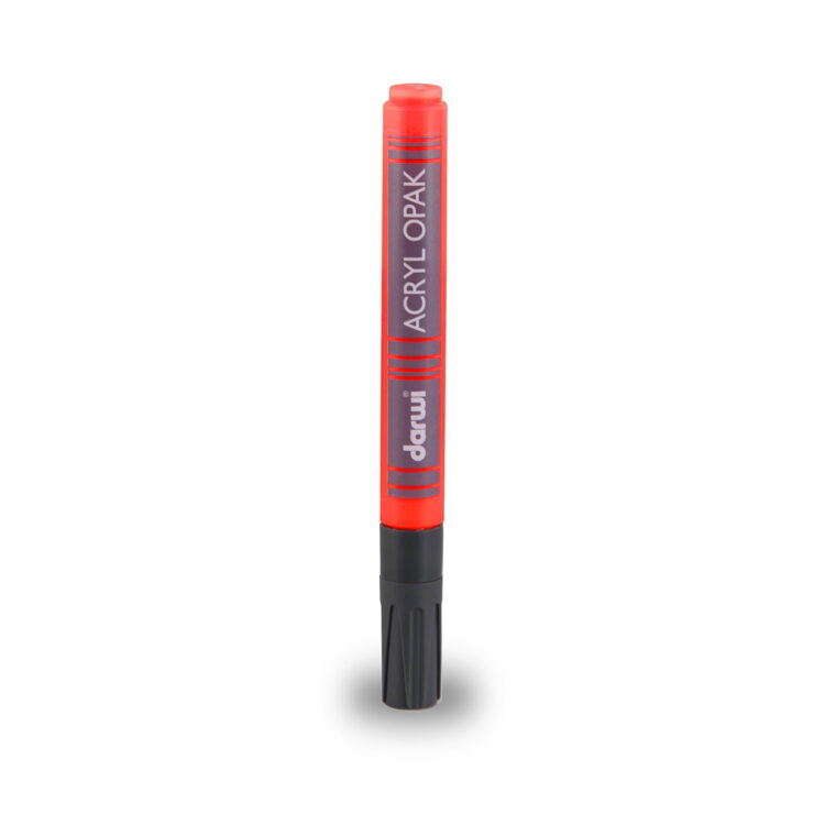 DA0220013490_72dpi_RVB DARWI ACRYLIC MARKER 0.8MM, 3ML - VERMILION 490 - Image 1