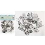 STAMPERIA CLEAR DIE CUTS 34 PCS. DFLDCP01