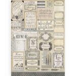 STAMPERIA DECOUPAGE RICE PAPER A3 - DFSA3081