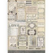 STAMPERIA DECOUPAGE RICE PAPER A3 - DFSA3081